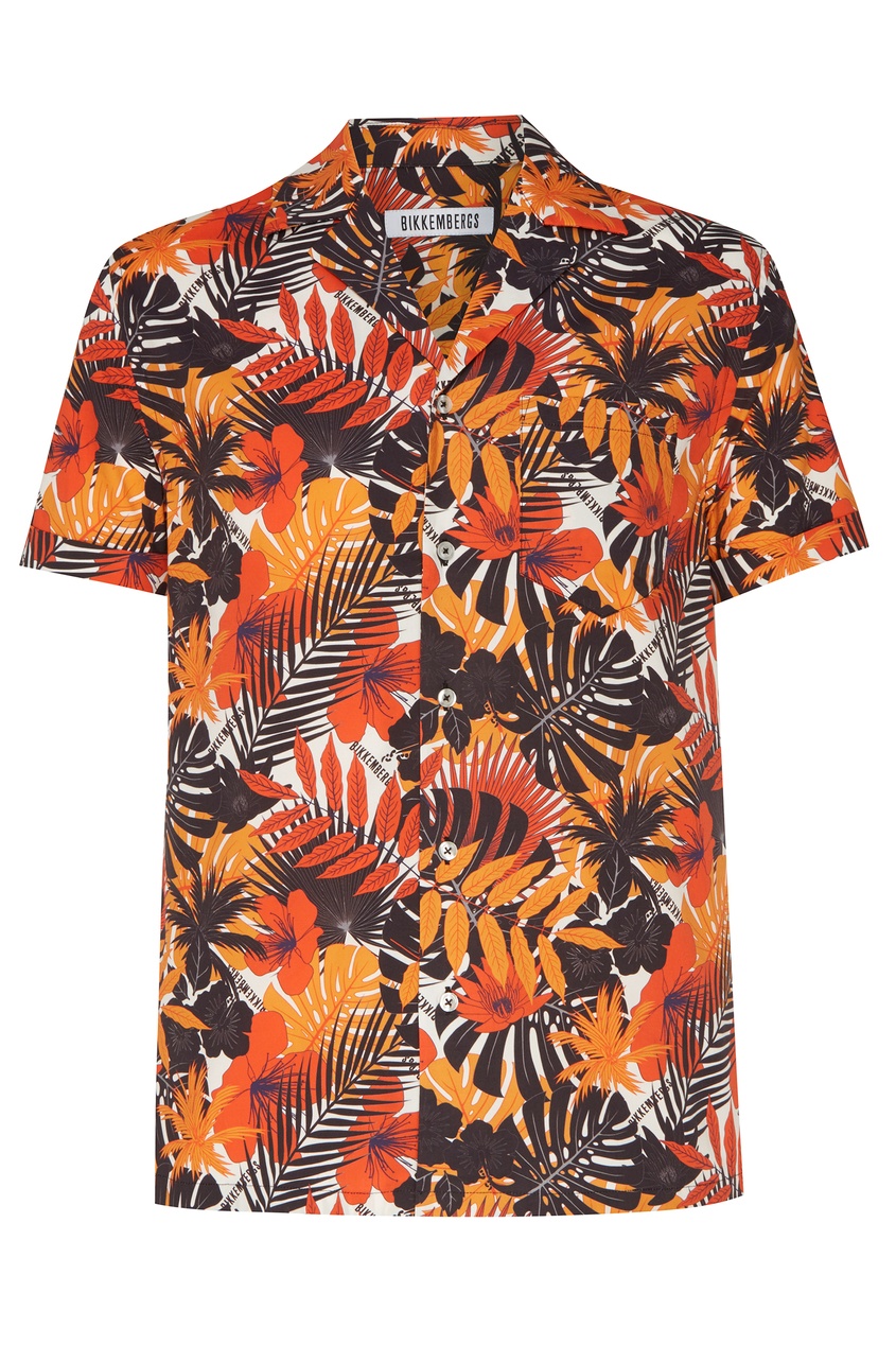 фото Рубашка в гавайском стиле bikkembergs