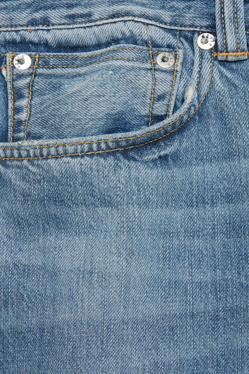 фото Голубые джинсы с прорезями Edwin