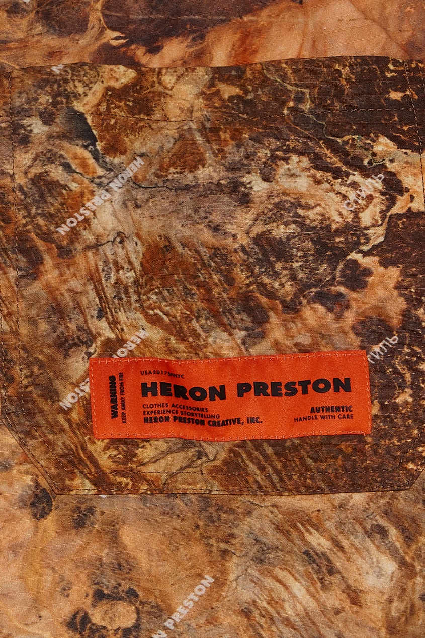 фото Шорты с принтом Heron preston