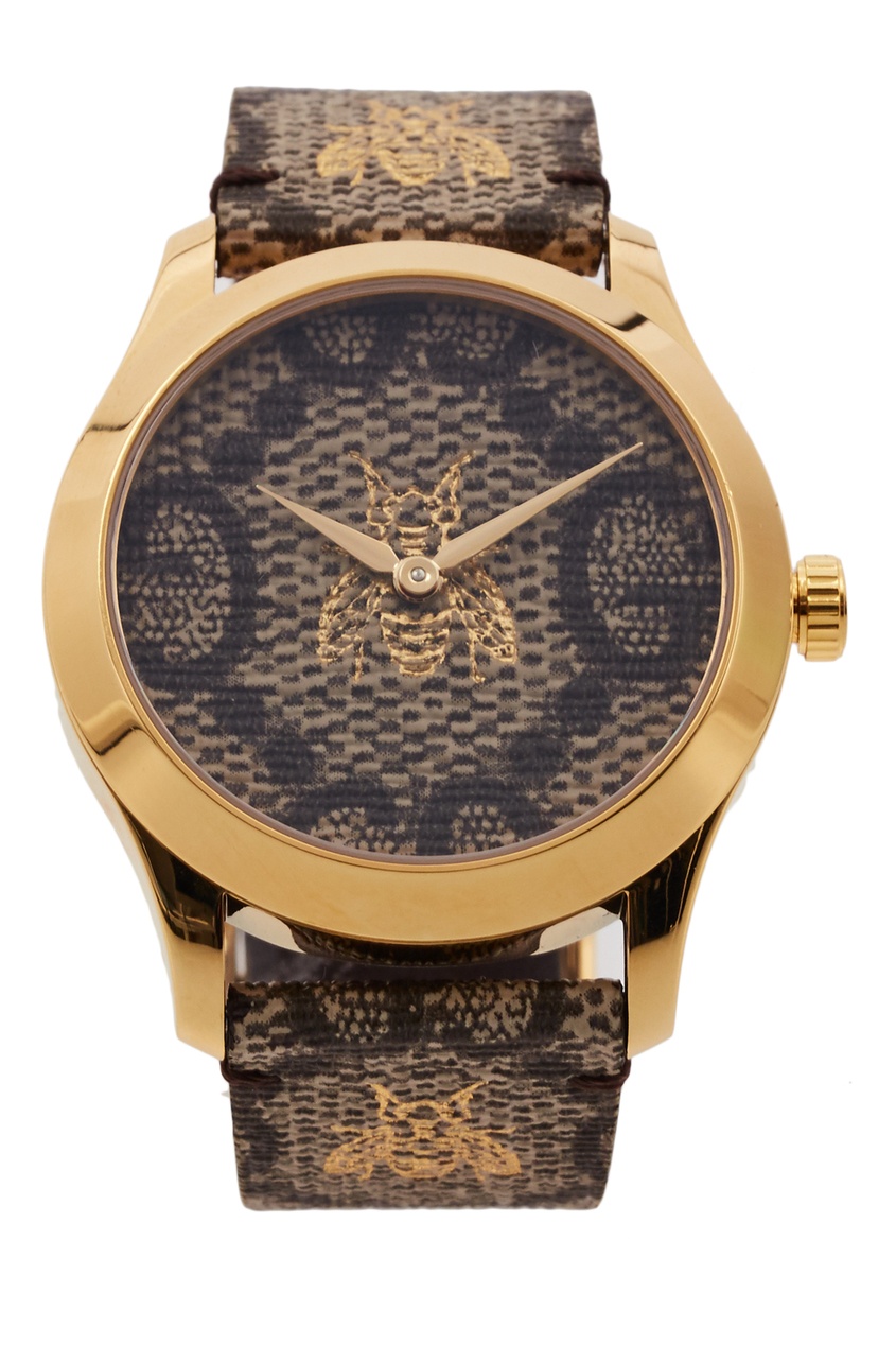 фото Часы G-Timeless с мотивом GG и пчелами Gucci