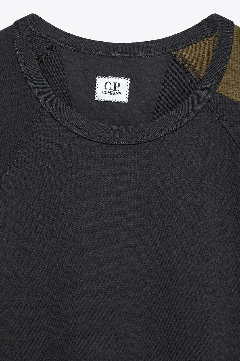фото Серый свитшот с отделкой C.p. company