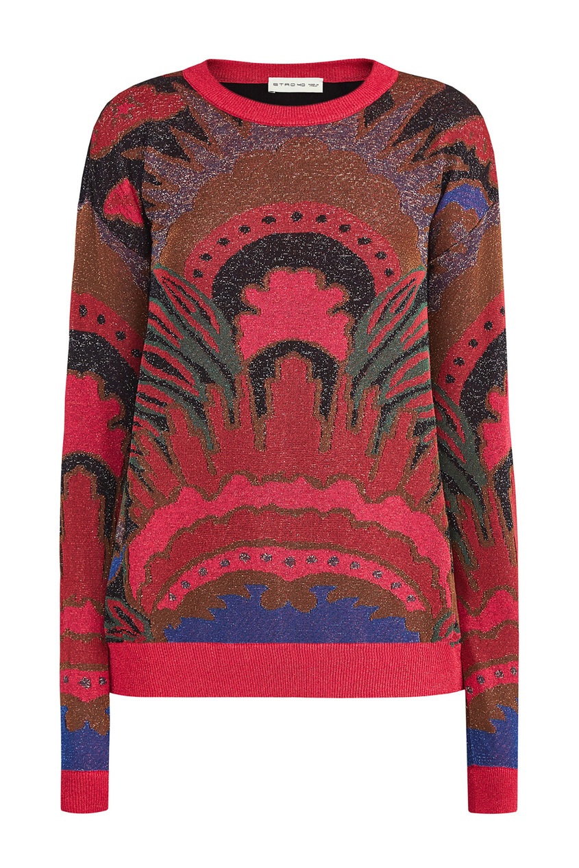

Свитер с блестящей отделкой, Multicolor