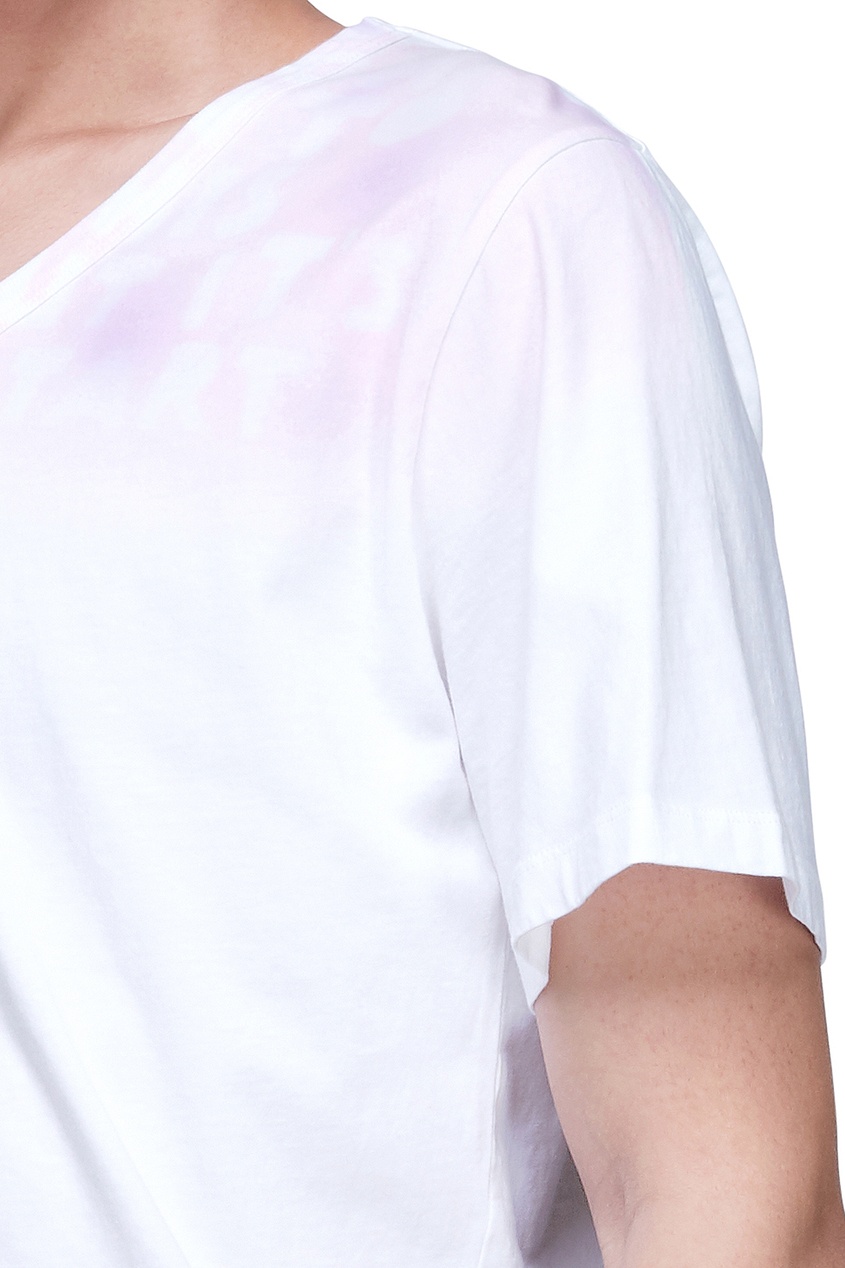 

Футболка с V-вырезом, Белый, Футболка с V-вырезом