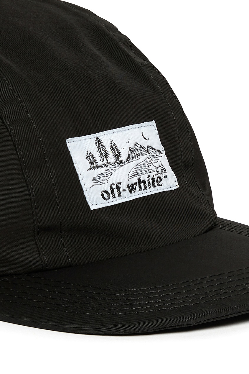 фото Черная кепка с логотипом Off-white