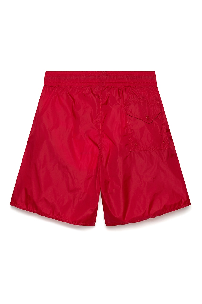фото Красные шорты с эластичным поясом Moncler