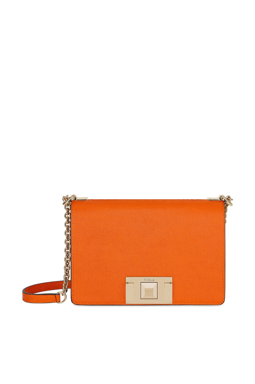 фото Оранжевая сумка mimi furla