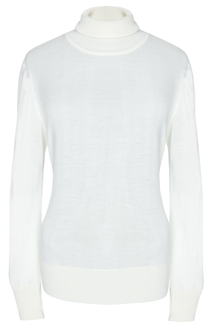 фото Шерстяная водолазка on white knitted turtleneck Roi et moi