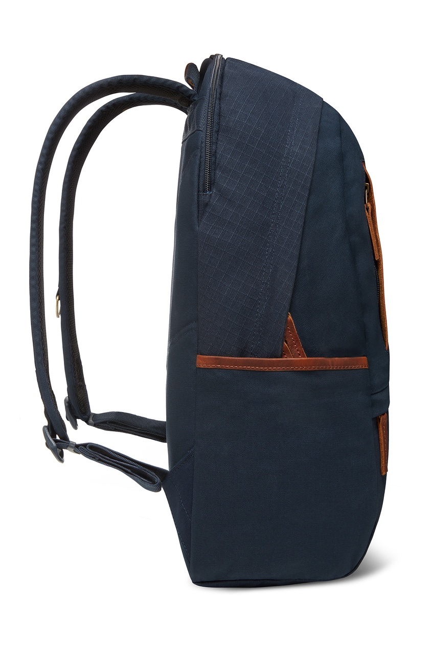фото Синий текстильный рюкзак timberland