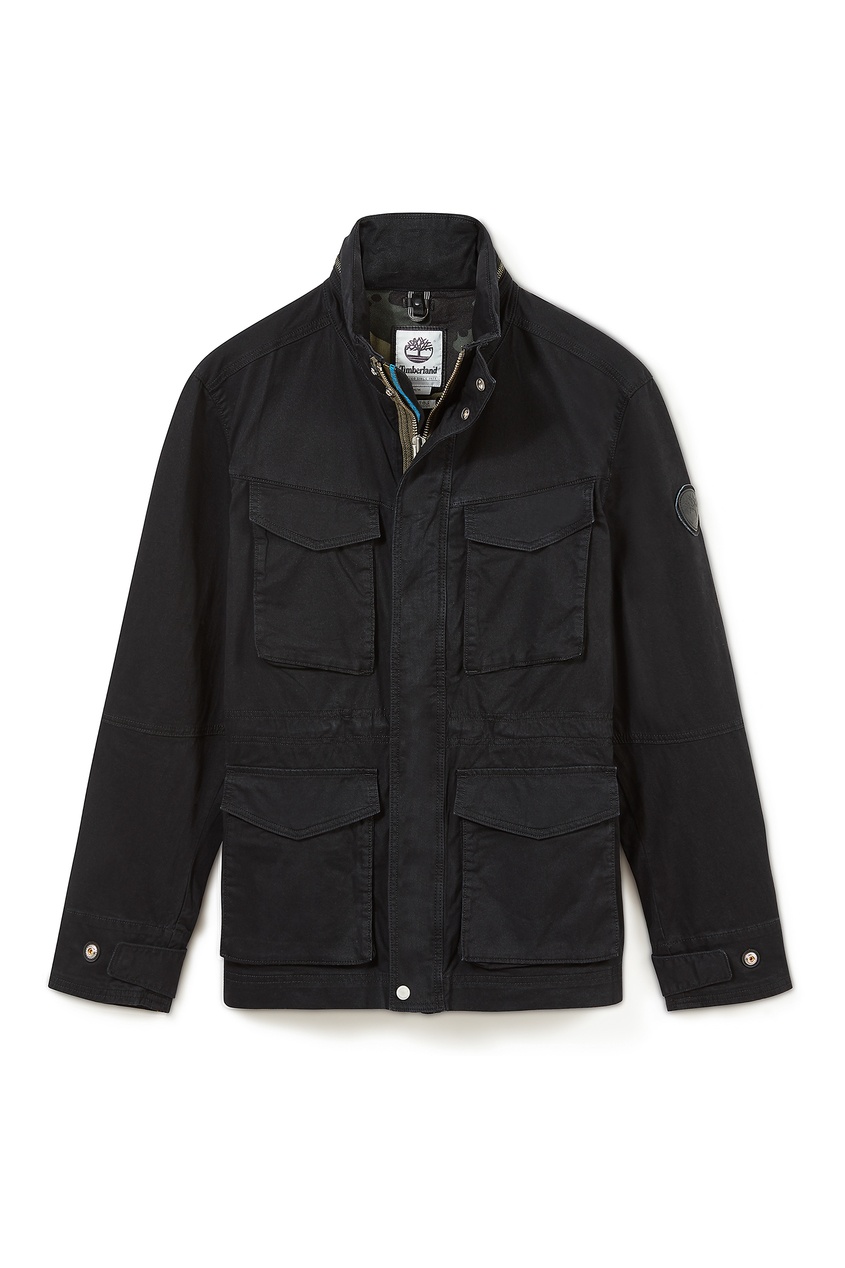 Черная куртка с карманами от Timberland