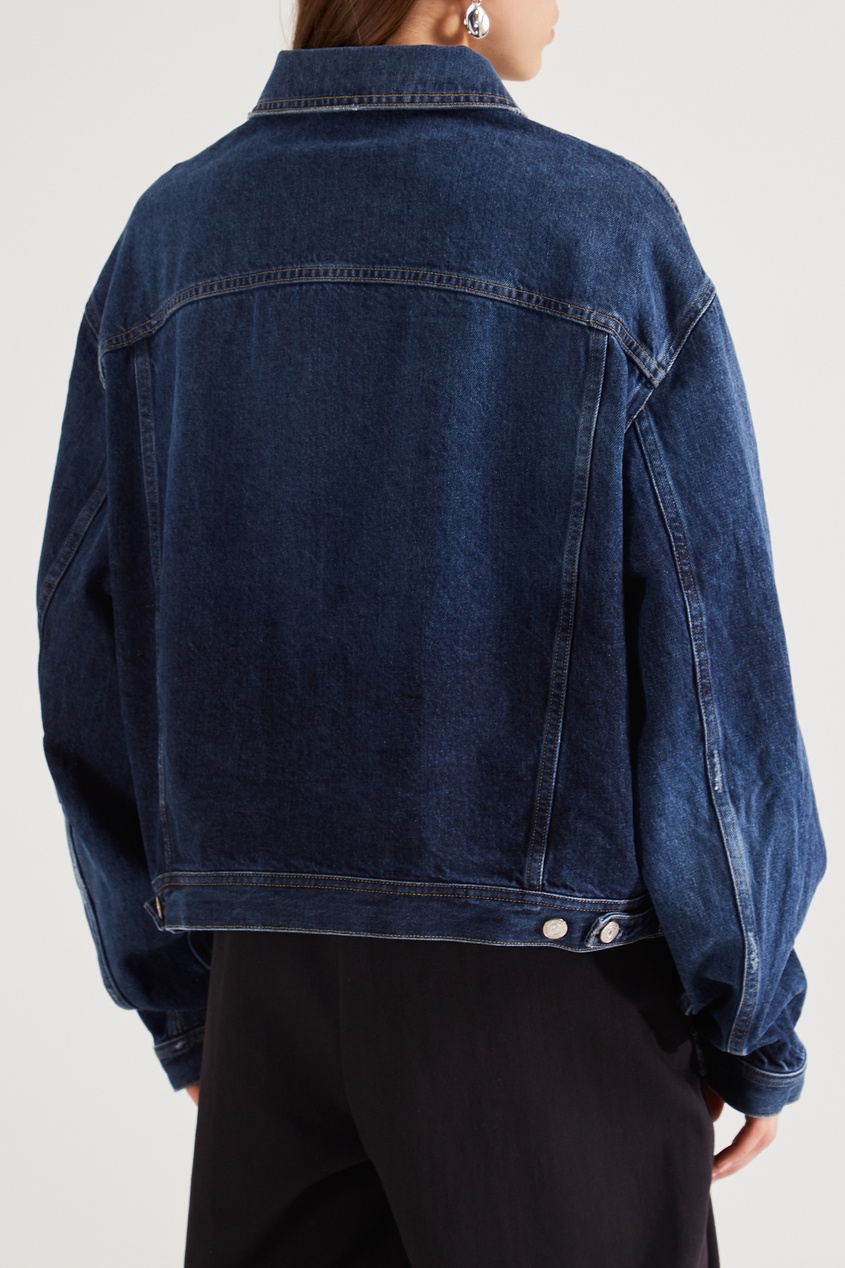 фото Синяя джинсовая куртка demi golden goose deluxe brand
