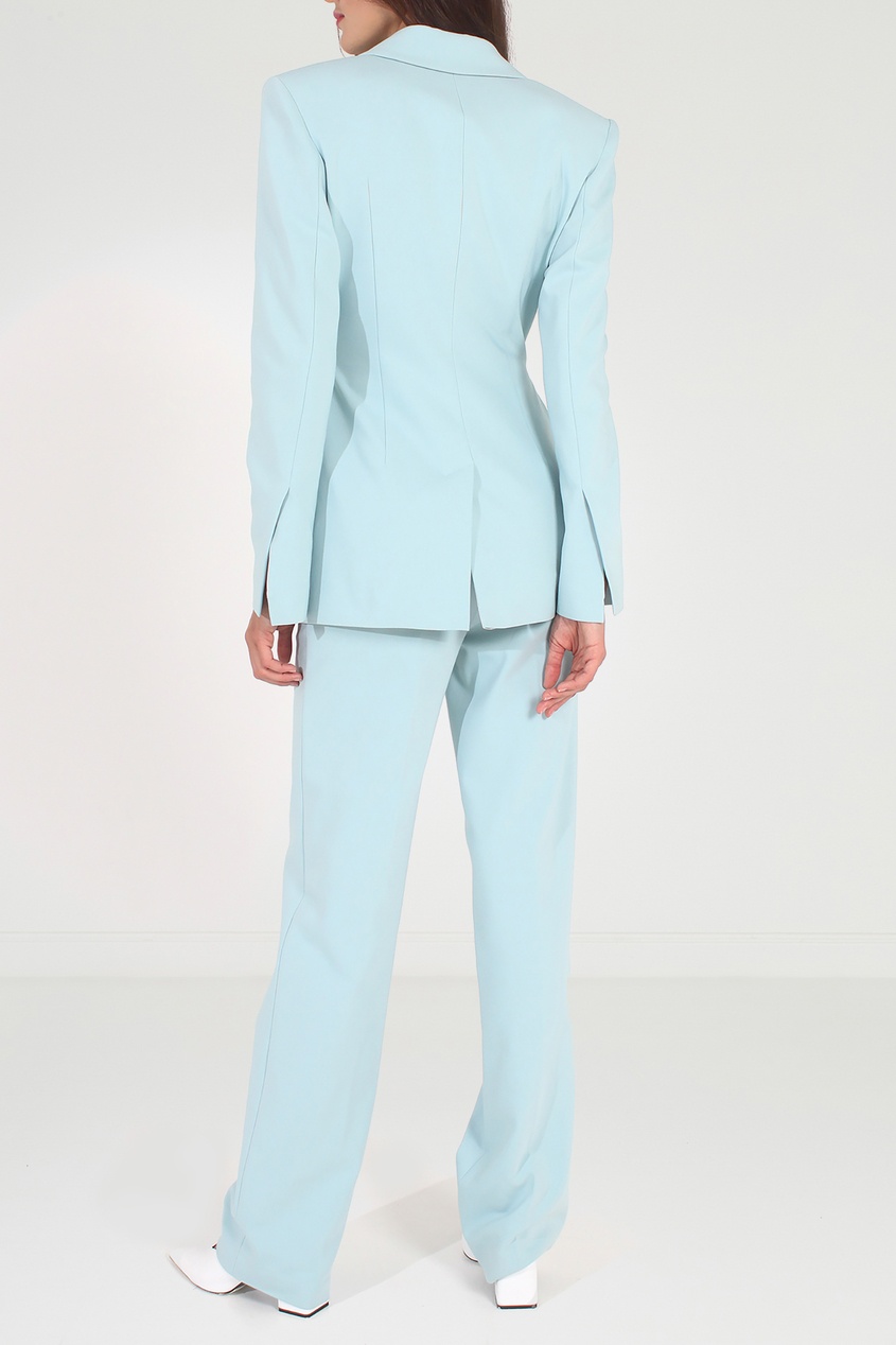 фото Голубой брючный костюм spring suit sorelle