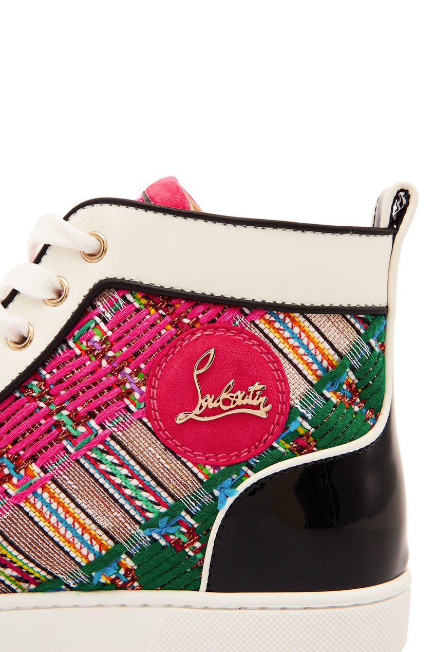 

Комбинированные кроссовки-хайтопы с шипами Lou Spikes, Multicolor