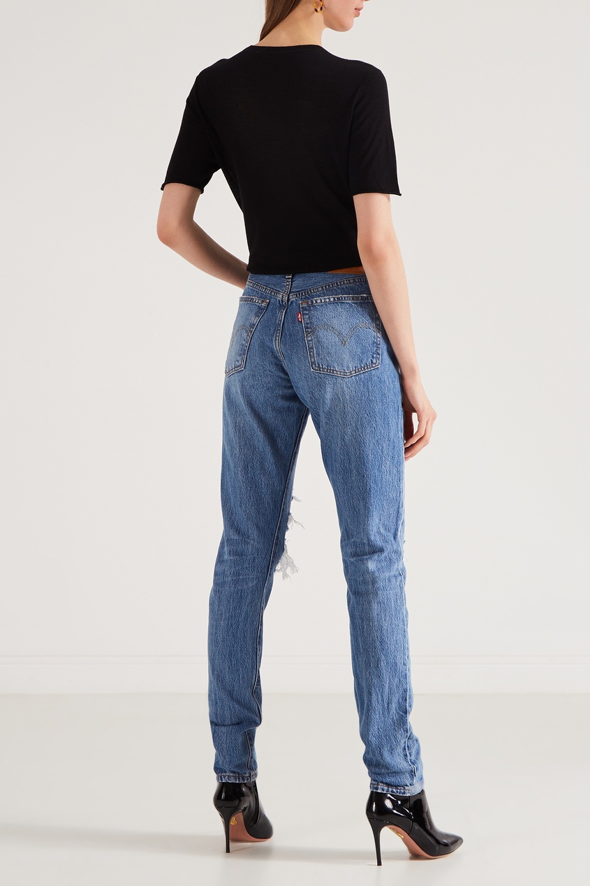 фото Голубые джинсы с прорезями levi’s®