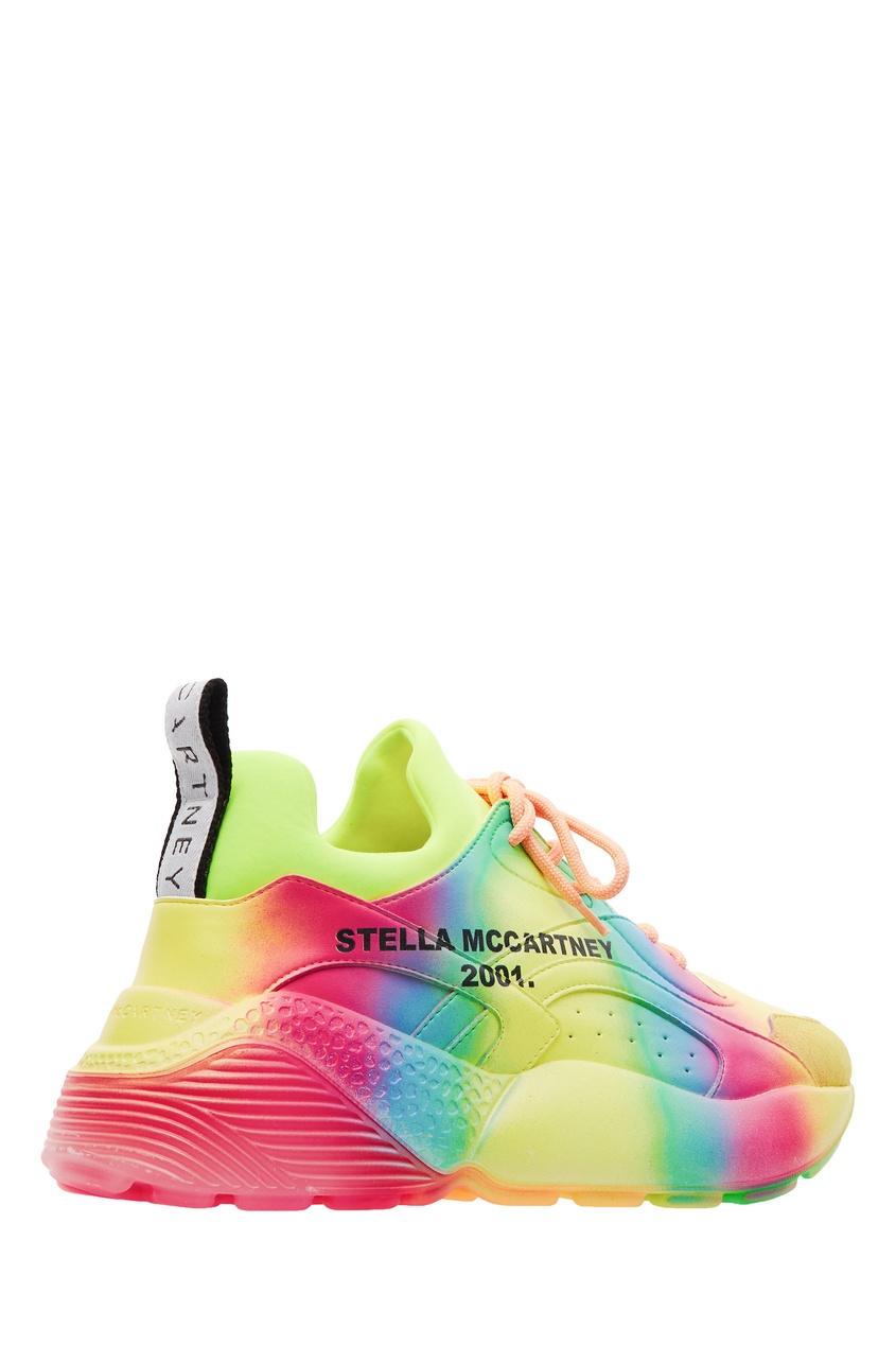 фото Разноцветные кроссовки с градиентом stella mccartney