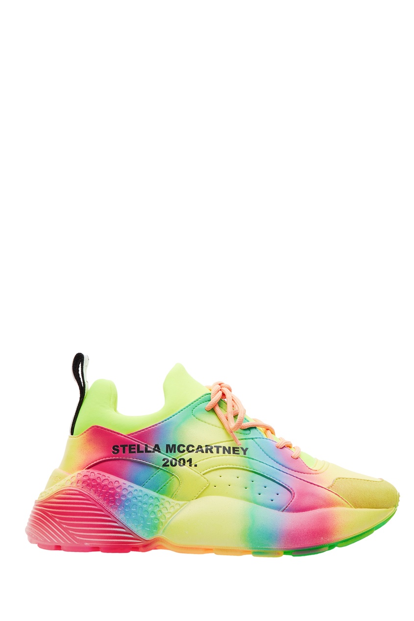 фото Разноцветные кроссовки с градиентом stella mccartney