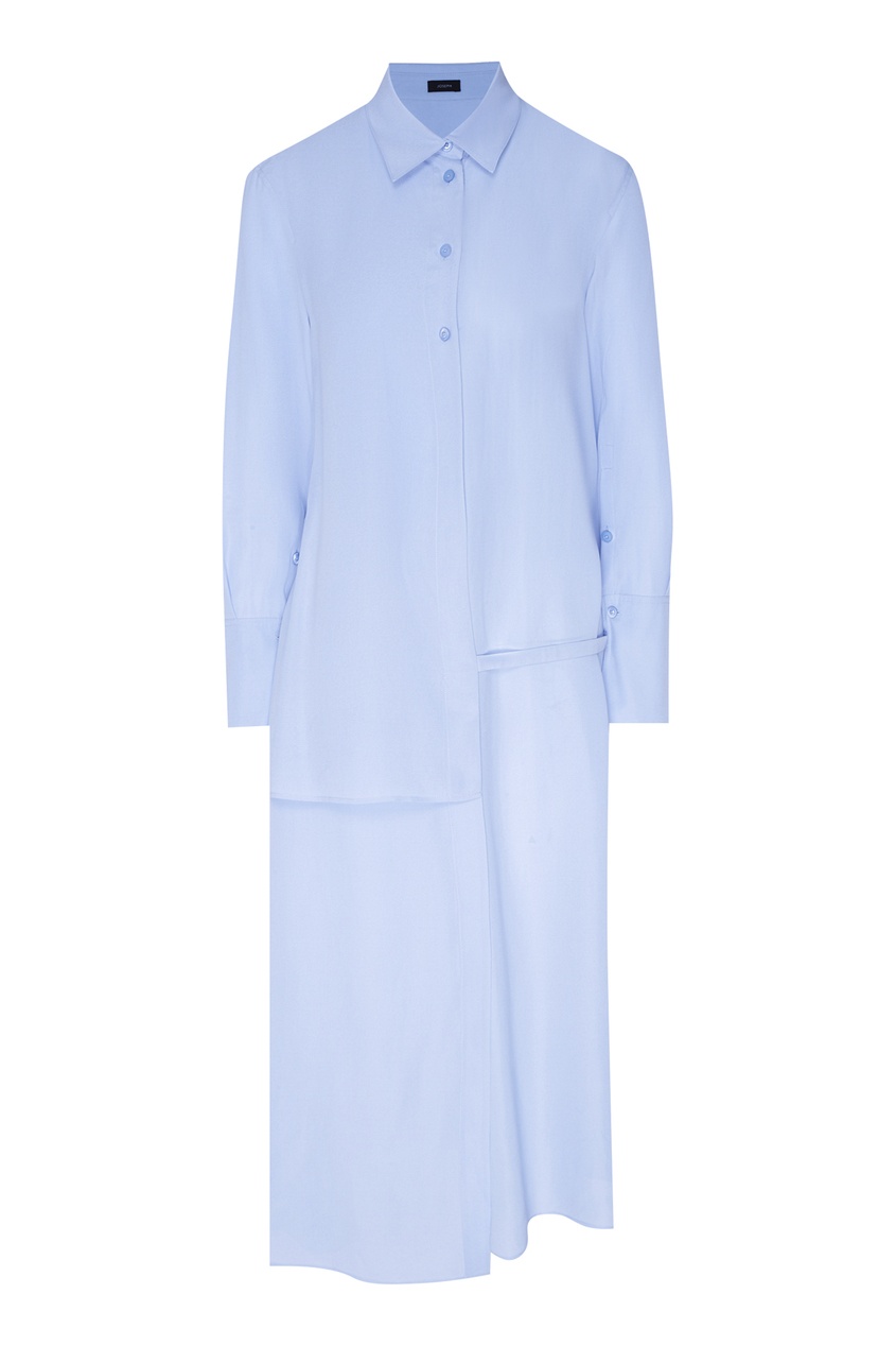 Голубое платье-рубашка от Joseph