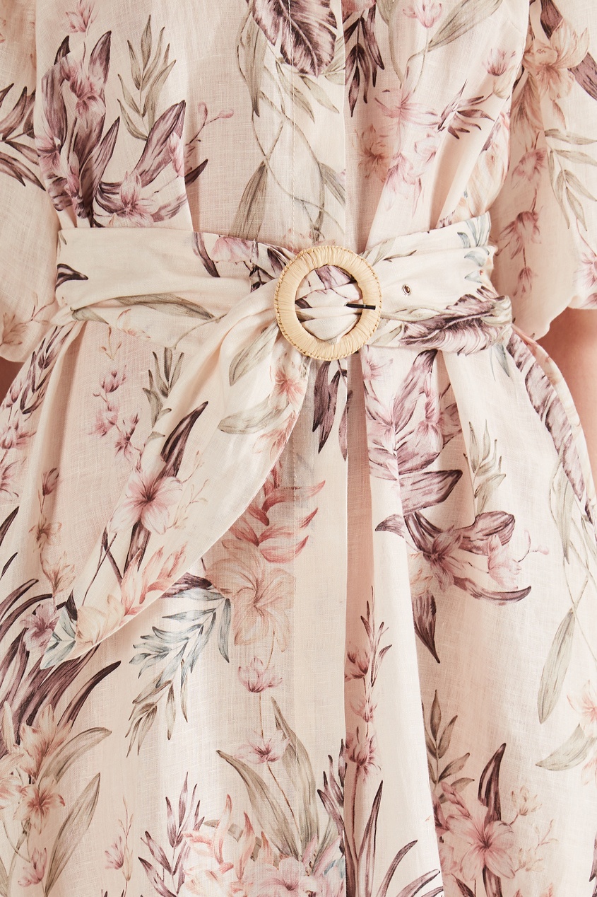 фото Платье-рубашка с объемными рукавами Zimmermann