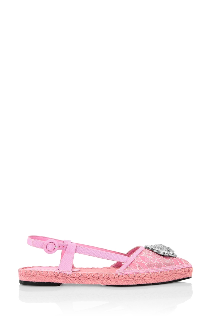 

Розовые эспадрильи с острым носом, Розовый