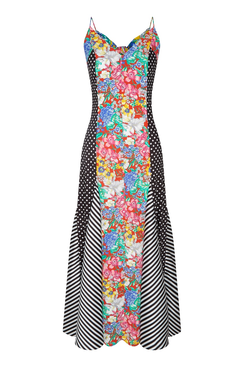фото Платье с цветочным принтом Aquazzura x racil