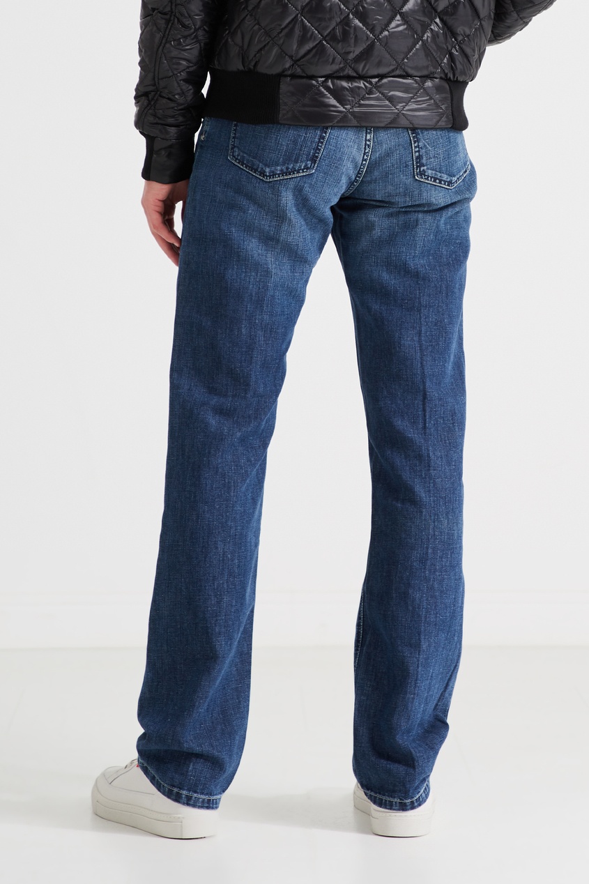 фото Светло-синие джинсы из хлопка stefano ricci