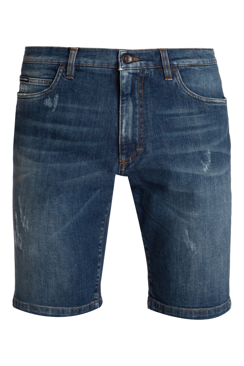 фото Синие джинсовые шорты Dolce&gabbana