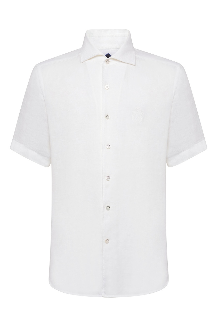 

Белая рубашка с логотипом, Белый