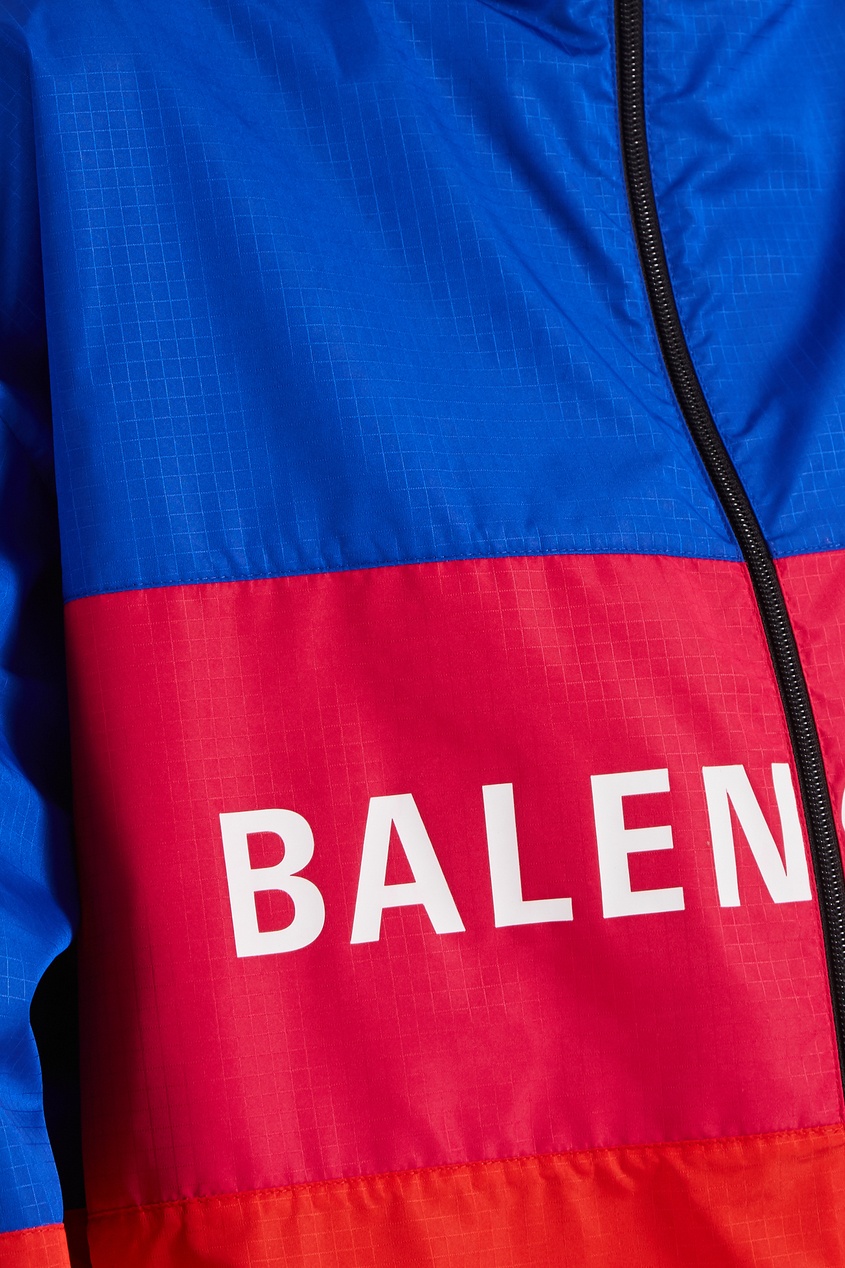 фото Трехцветная олимпийка с логотипом Balenciaga
