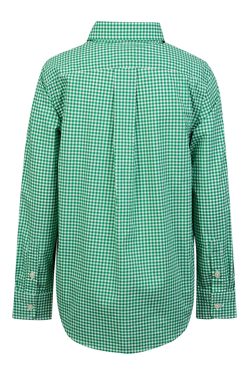 Рубашка Ральф Лорен в зеленую клетку