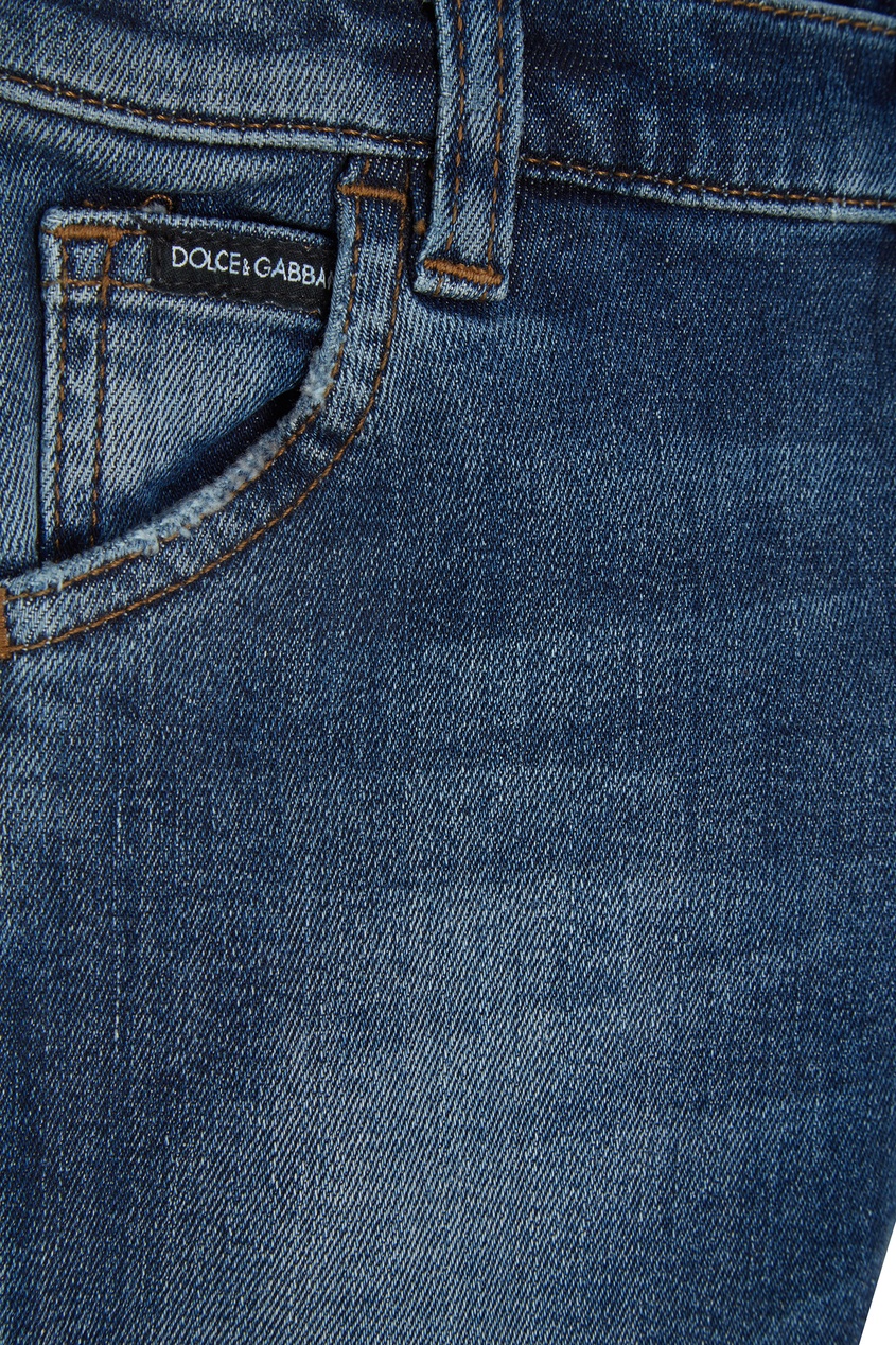 фото Синие джинсовые шорты dolce&gabbana