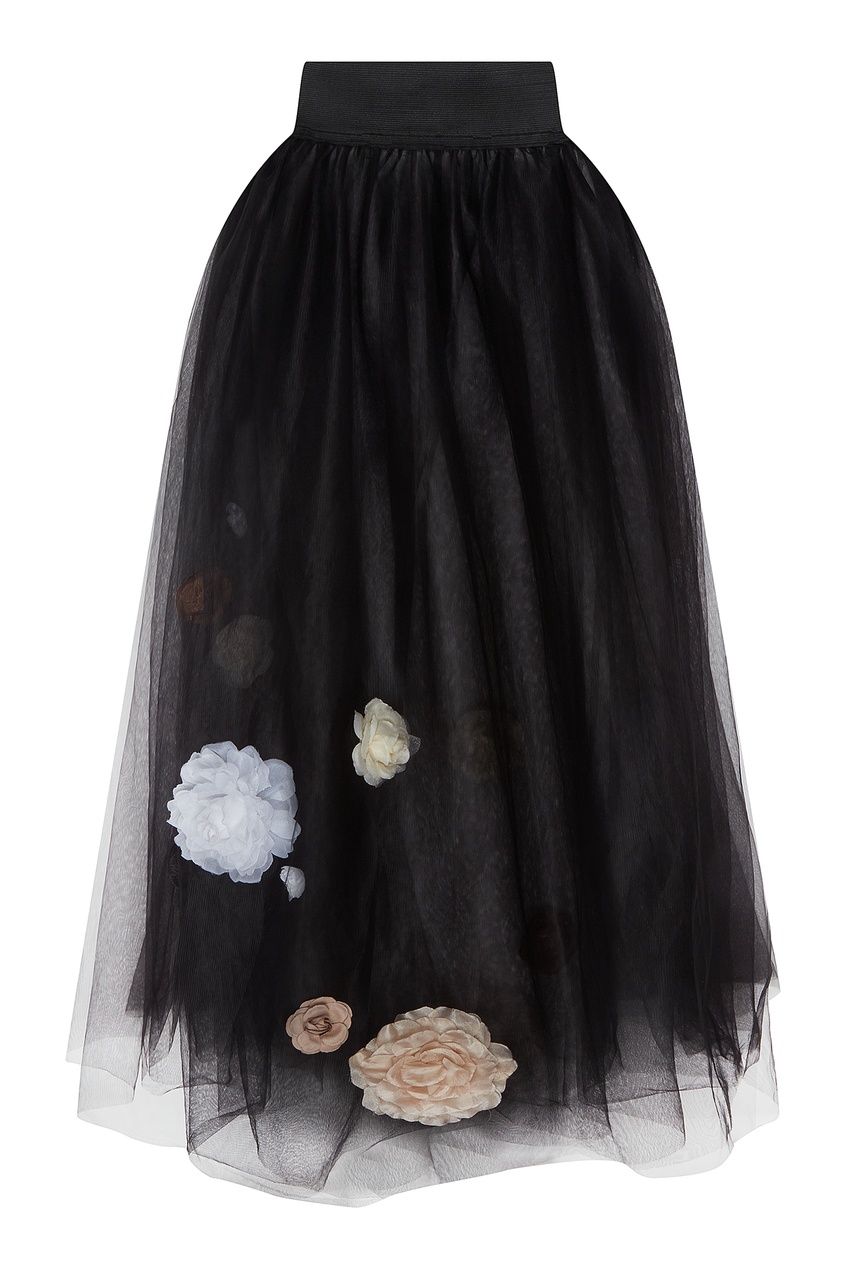 фото Тюлевая юбка с цветочным декором venera m.