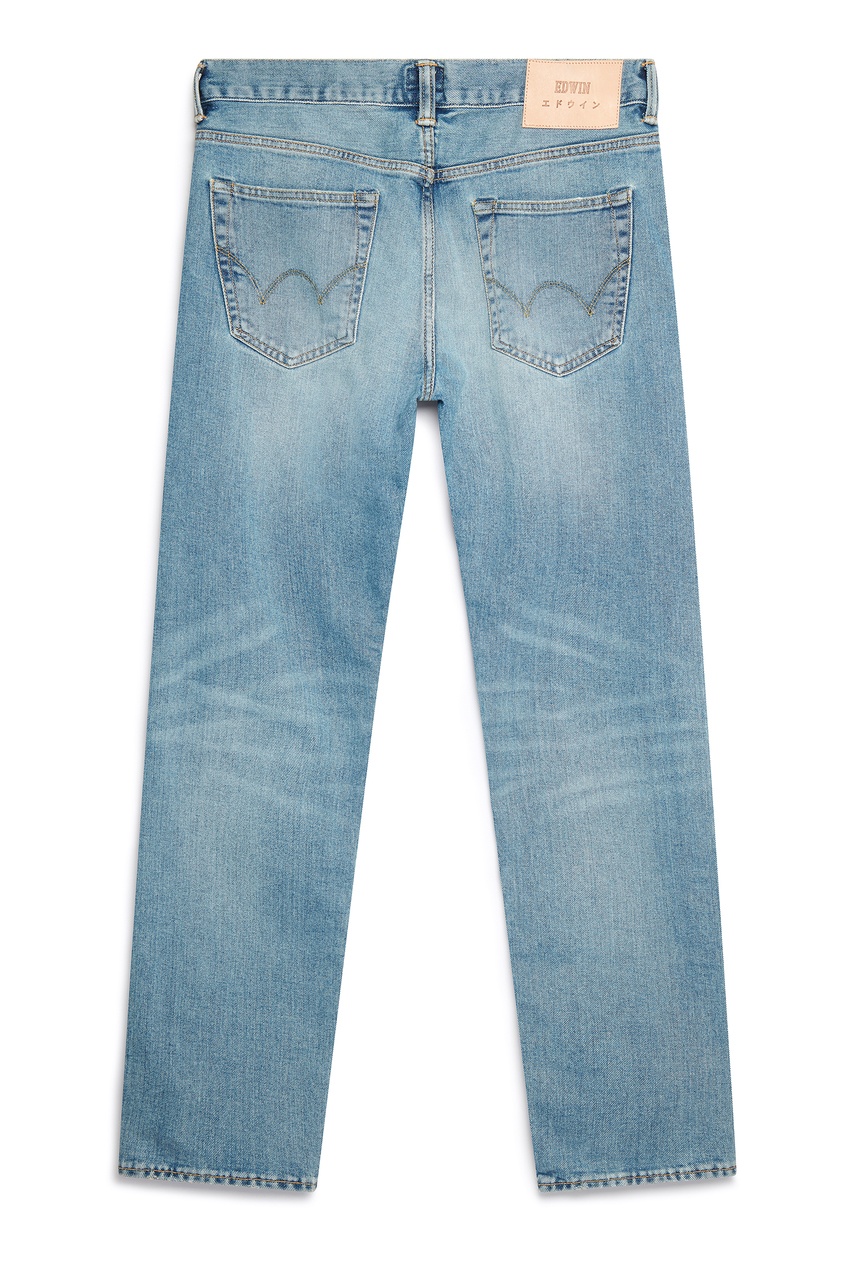 фото Светло-голубые джинсы с контрастной отстрочкой Edwin