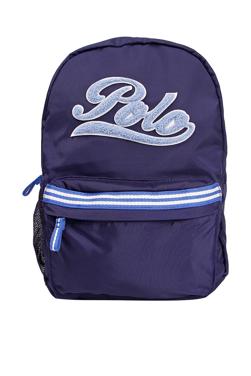 фото Темно-синий рюкзак с логотипом polo ralph lauren kids