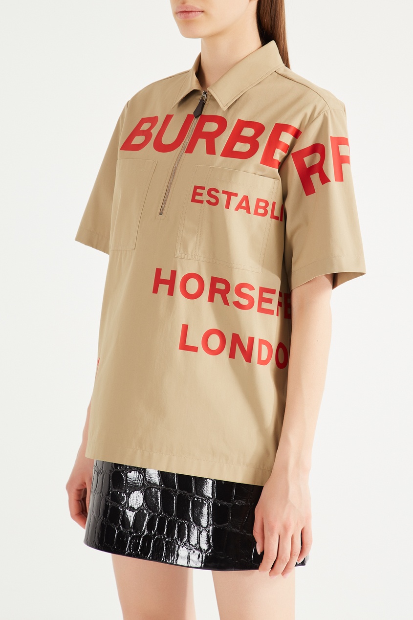 фото Блуза с принтом Horseferry Burberry