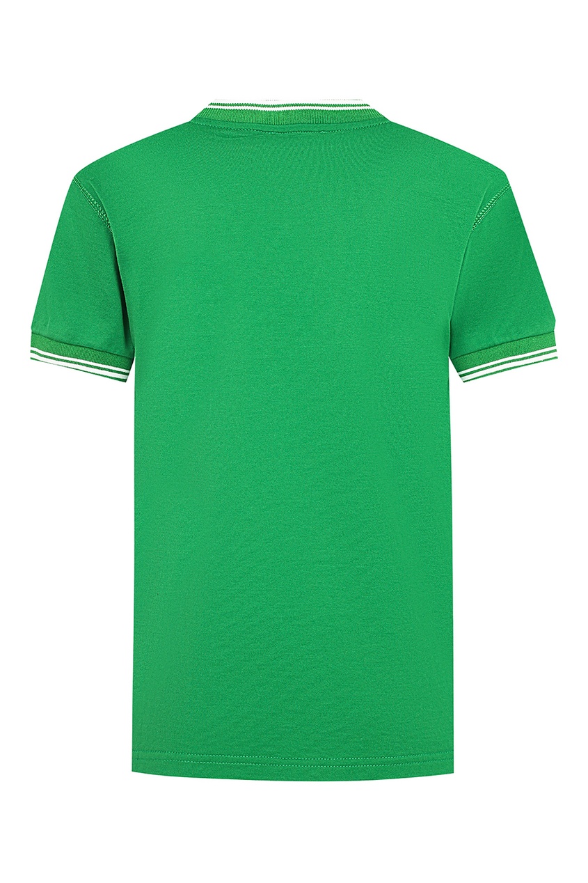 фото Зеленая футболка с логотипом dolce&gabbana