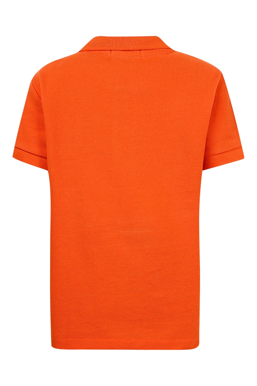 фото Оранжевое поло с цифрой polo ralph lauren kids
