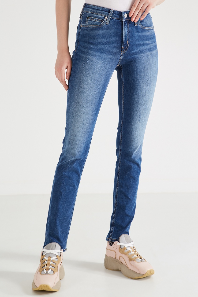 Calvin Klein синие прямые джинсы