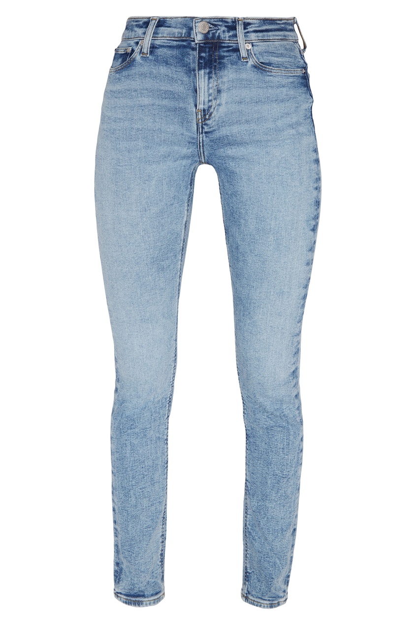фото Голубые джинсы с «вареным» эффектом calvin klein