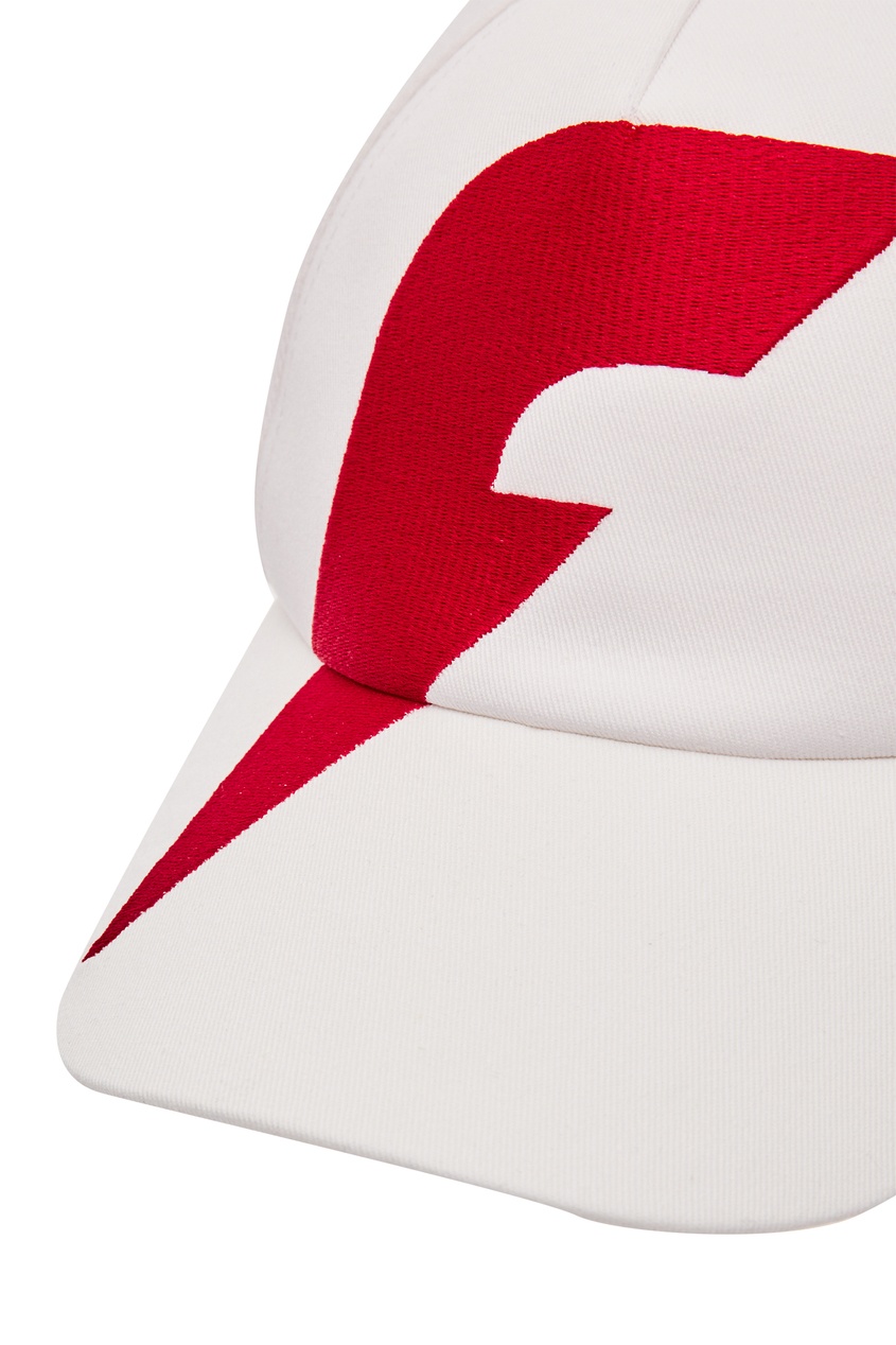 фото Белая бейсболка с логотипом Fwdlab