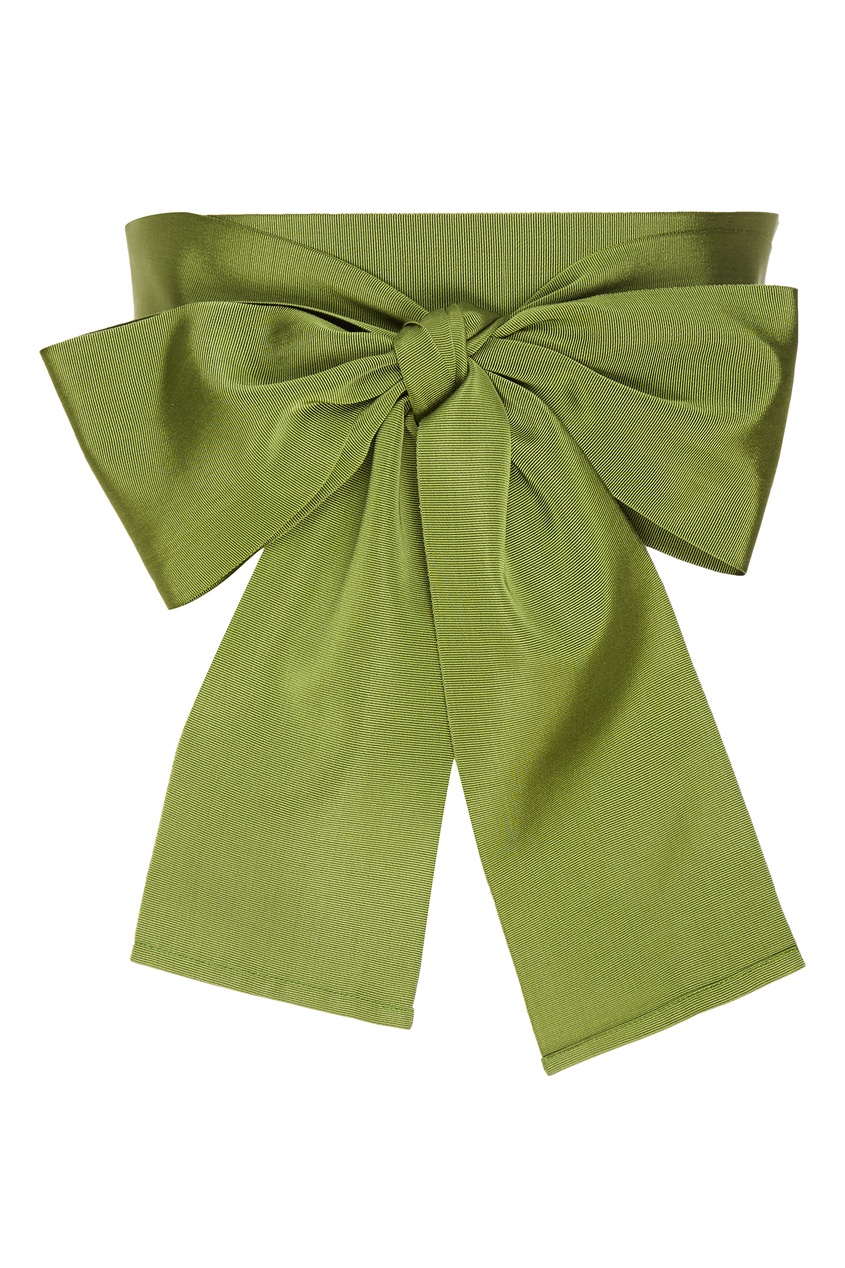 фото Зеленый текстильный пояс sara roka