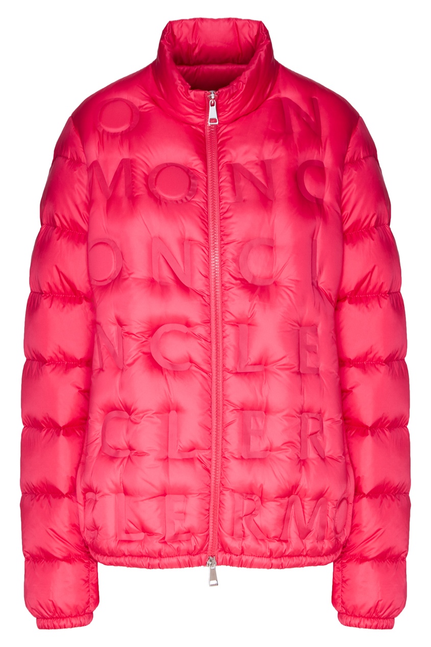 фото Розовая куртка с фактурной отделкой Moncler