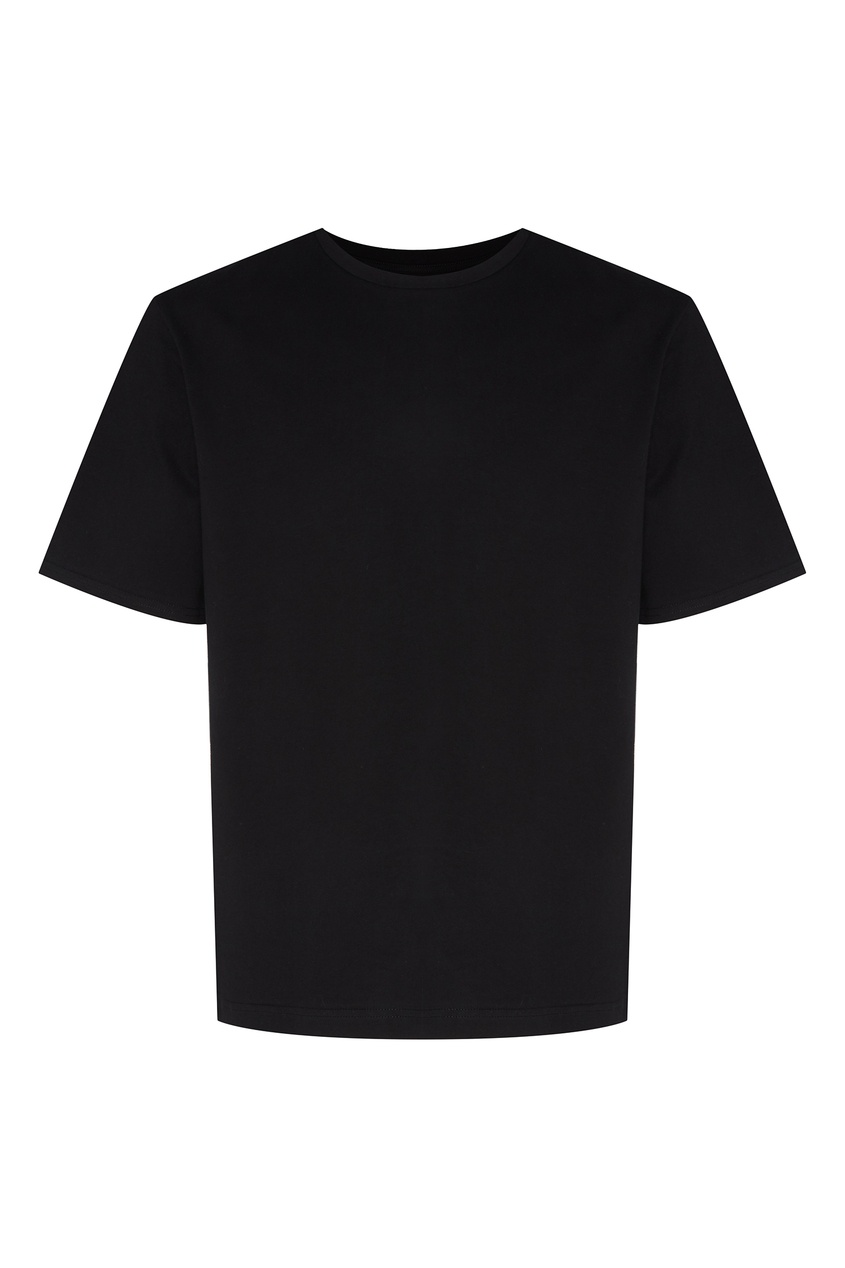 фото Свободная черная футболка tryyt