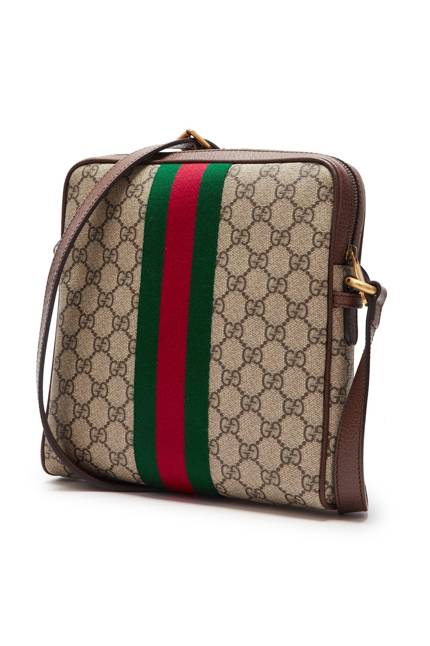 фото Коричневая сумка «Ophidia» на ремне Gucci man