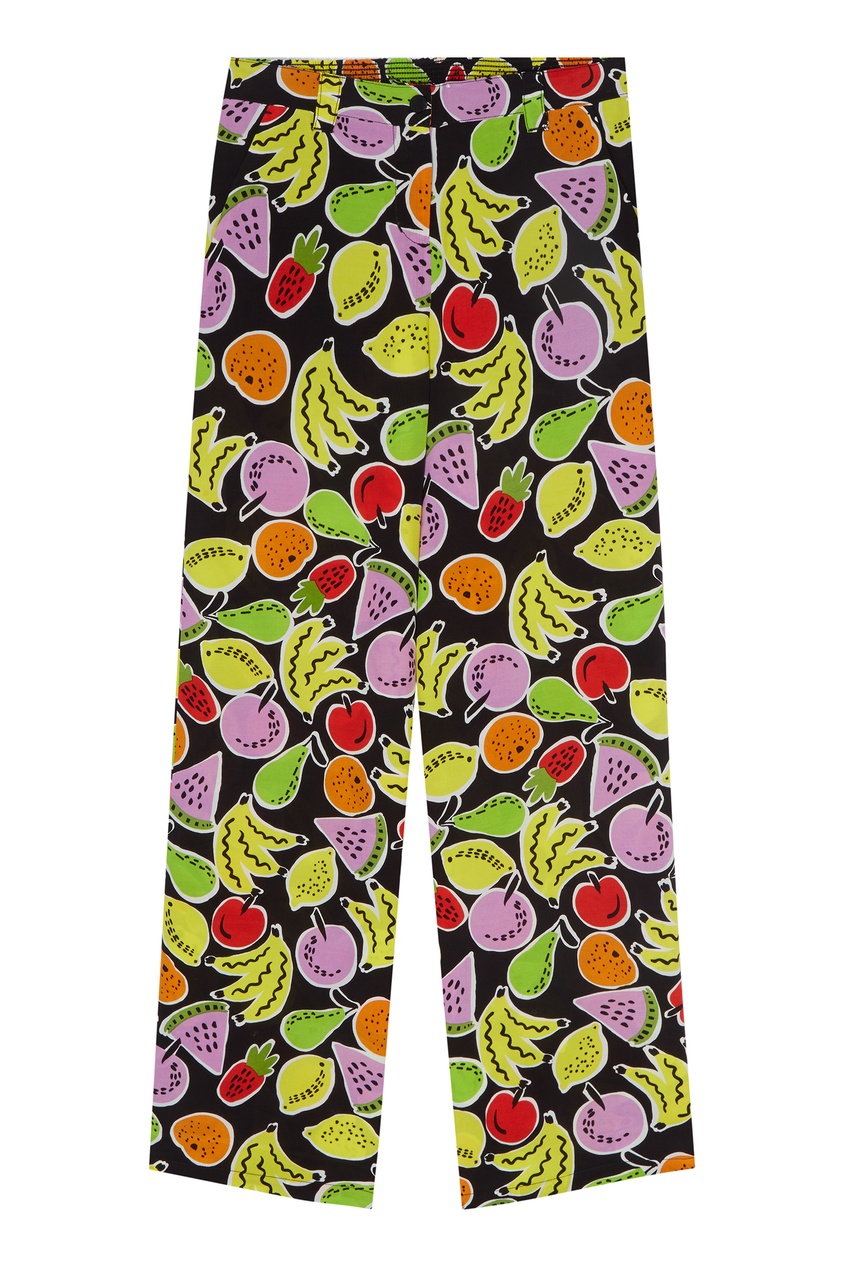 фото Широкие брюки с фруктами stella mccartney kids