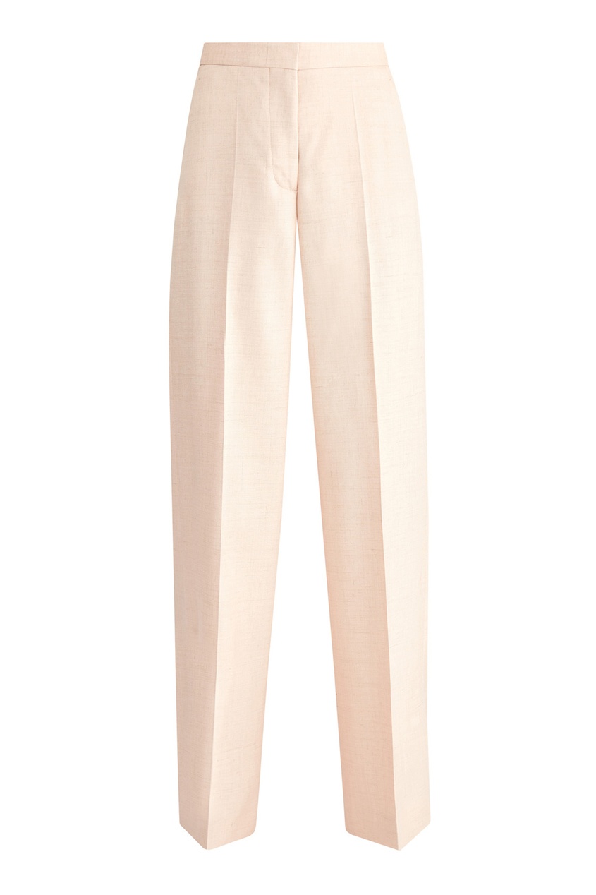 фото Светло-розовые брюки со стрелками stella mccartney