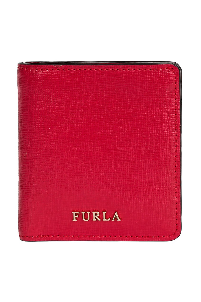 фото Красный кошелек с логотипом Furla