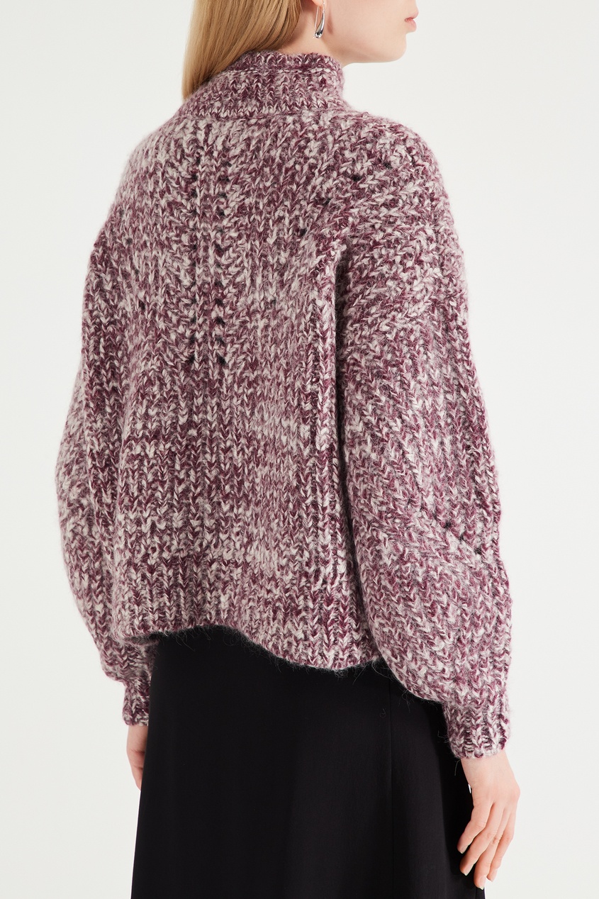 фото Короткий меланжевый свитер Isabel marant