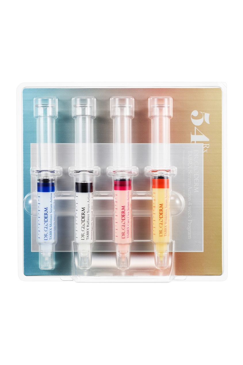 

Dr.Gloderm TABRX Программа - обновление на 4 недели Serum Action 4 Types set, Multicolor