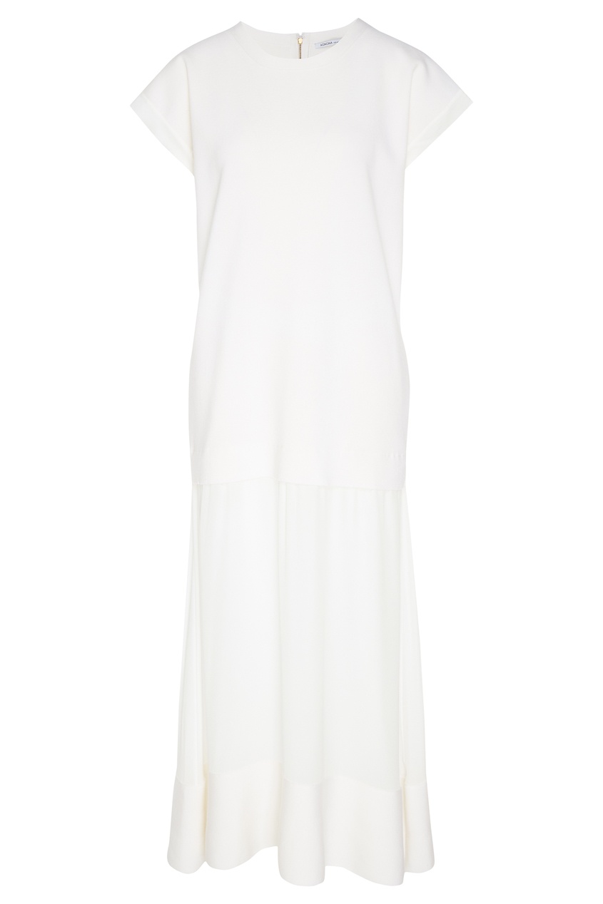 фото Белое платье из шерсти agnona