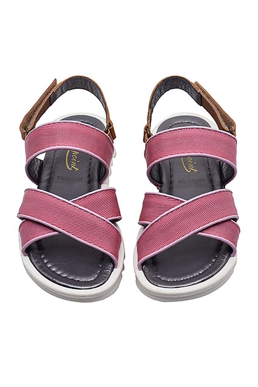 фото Текстильные розовые сандалии bonpoint
