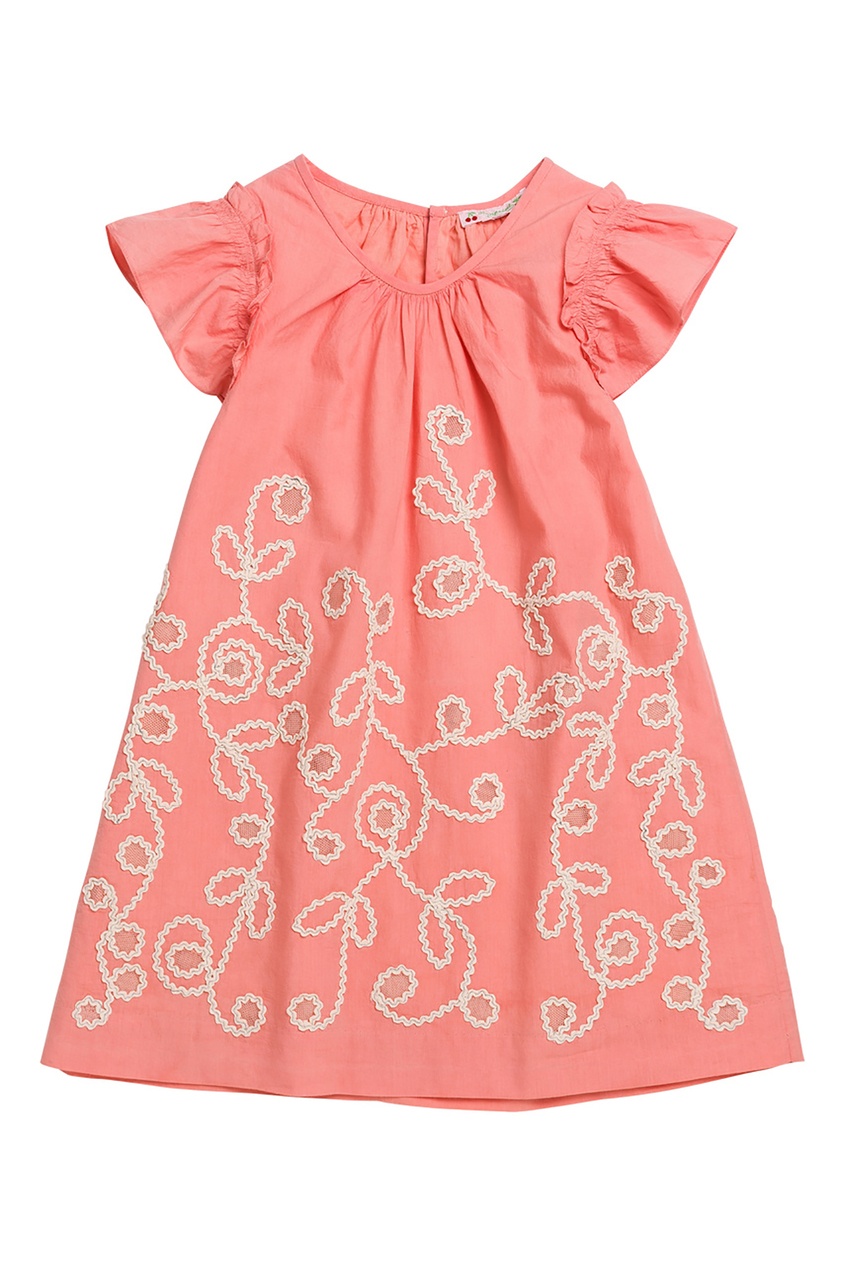 фото Свободное розовое платье bonpoint